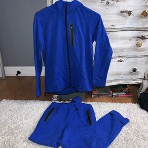 Blue XXL Youths Hooded Jacket & Joggers